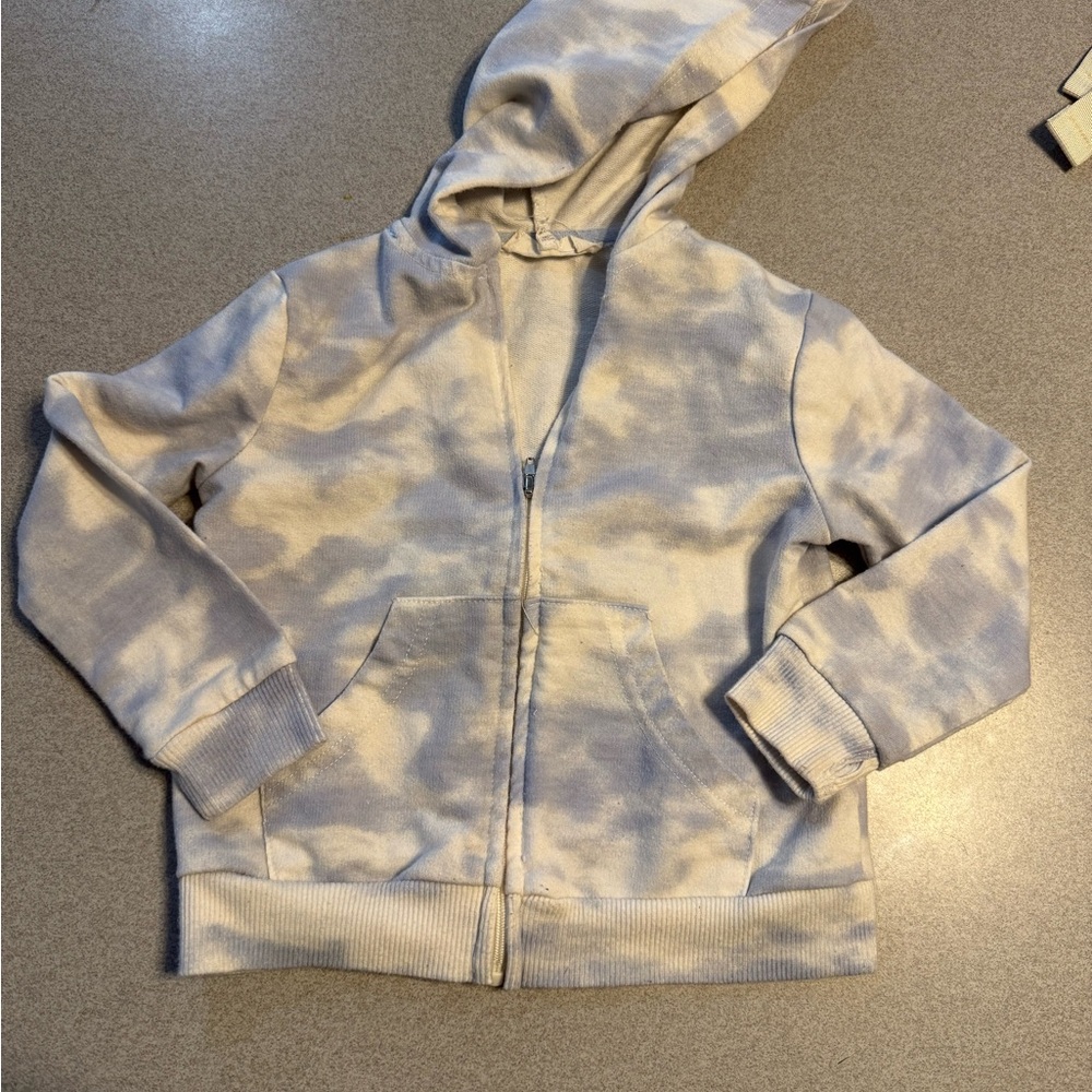 Kids' Blue and White Hoodie